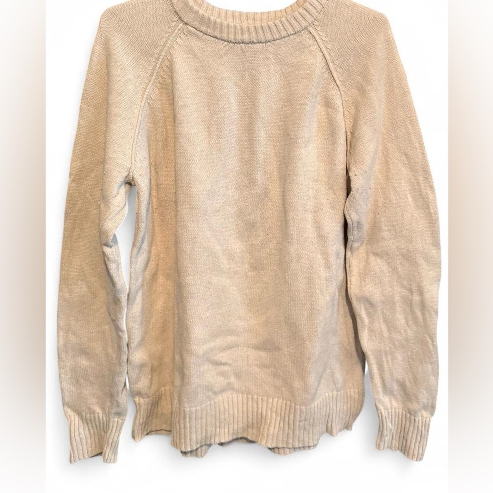 Kim Rogers Women’s Beige Crewneck Sweater